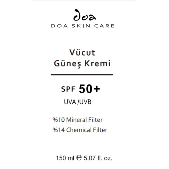Güneş Kremi Vücut 150 ml